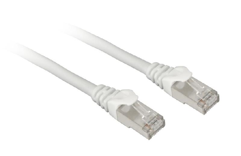 SHARKOON PATCH NETWORK CABLE SFTP, RJ-45, WITH CAT.7A RAW CABLE(WHITE,_0
