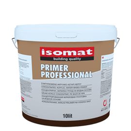 0205/6 - primer professional - primaire acrylique concentré - isomat - a base d’eau - consommation : 15-20 m²/l/couche_0