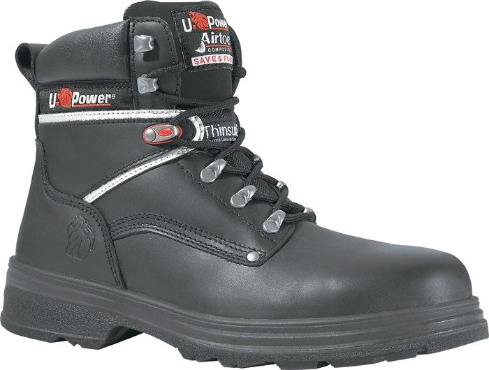 Botte de sécurité Performance taille 45 noir S3 SRC CI EN ISO 20345 cuir lisse U.POWER_0