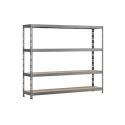 MODULO STORAGE Etagère Rack MODULÖ STORAGE charge lourde 50x220xH 185 cm très grande longueur - grey R50x220/4/300_0