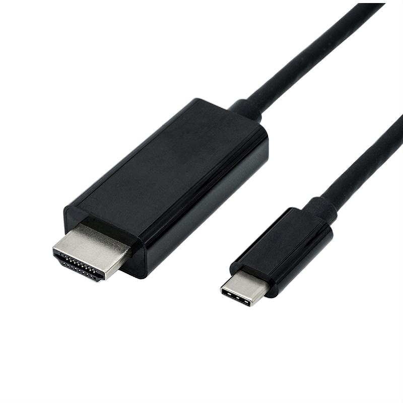 ROLINE Câble adaptateur type C - HDMI, M/M, 3 m_0