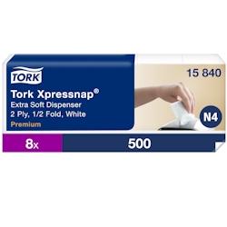 Tork Xpressnap® Serviettes enchevêtrées Extra Douces Blanches-4000sdt - papier 15840_0