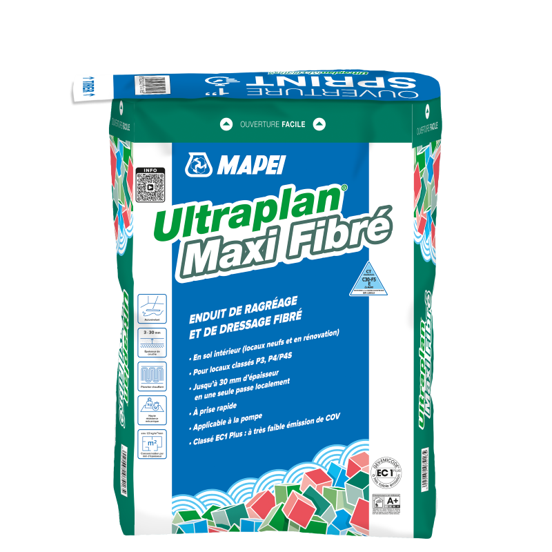 Ragréage de sol Ultraplan maxi fibré - mapei - réf. Ag02846_0