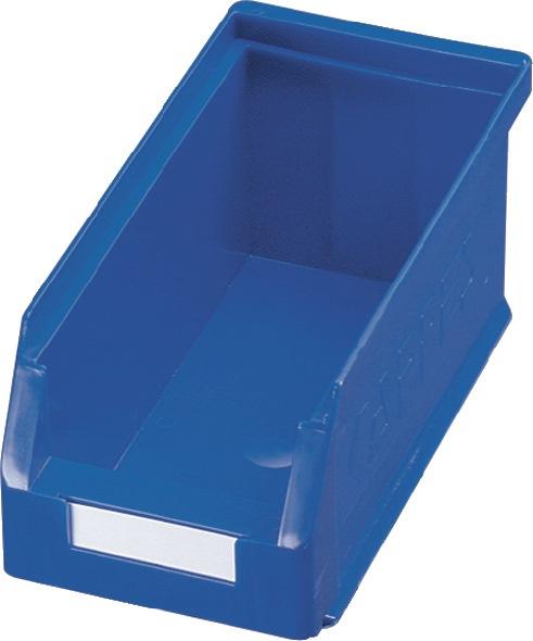 Boîte de rangement à  ouverture frontale L290xl140xH130 mm PE bleu RASTERPLAN_0