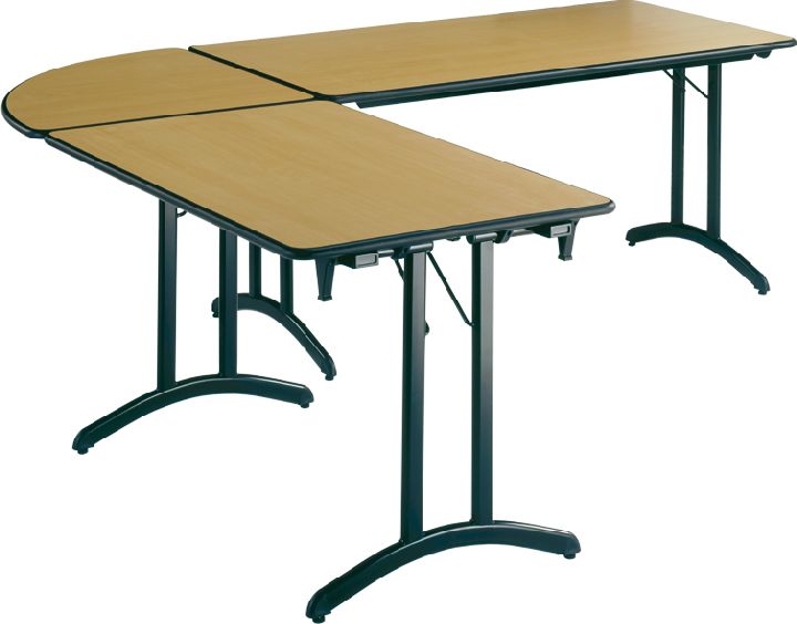 Table pliante ergonomique et durable pour environnements professionnels_0