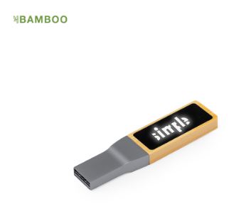 Clé USB 16 Go en bambou dans une boîte  kraft attrayante - 21210_0