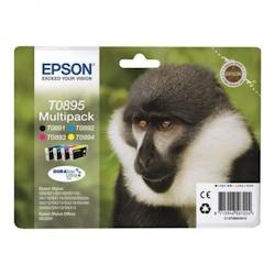 EPSON Multipack T0895 - Singe - Noir, Cyan, Magenta, Jaune (C13T08954020) Epson - 3666373877112_0