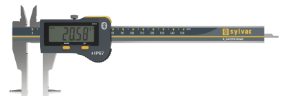 Pied à coulisse spécial S_Cal EVO Smart Points Jaws - Bluetooth intégré - IP67_0