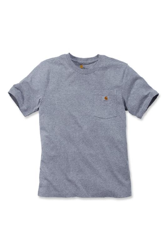 T-shirt manches courtes workwear pocket tm gris - CARHARTT - s1103296034m - 780702_0