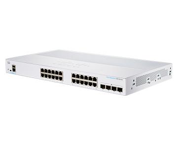 Cisco CBS350-24T-4X-EU commutateur réseau Géré L2/L3 Gigabit Ethernet (10/100/1000) Argent_0