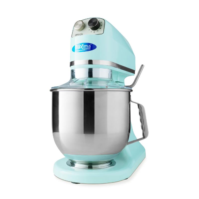 Mixer planétaire - 7 L - jusqu'à 2 kg de pâte - bleu Maxima 09300152_0