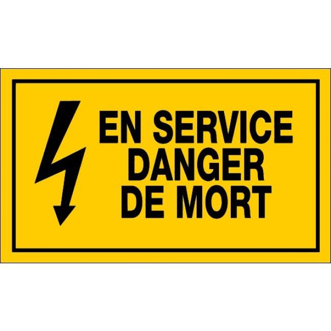 Panneaux rigides 330x200 mm jaune avertissements dangers - PNGPSC-NV10/ESDM_0