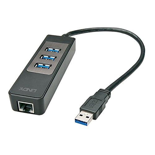 LINDY 43176 USB 3.0 (3.1 GEN 1) TYPE-A 5000MBIT/S NOIR HUB & CONCENTRA_0