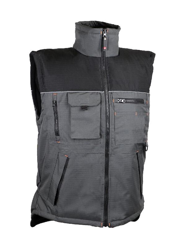 Gilet polyester Ripstop doublure polaire - Tailles : S_0