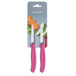 Couteaux d¿office pointus Victorinox 8cm roses (lot de 2) - CU552_0