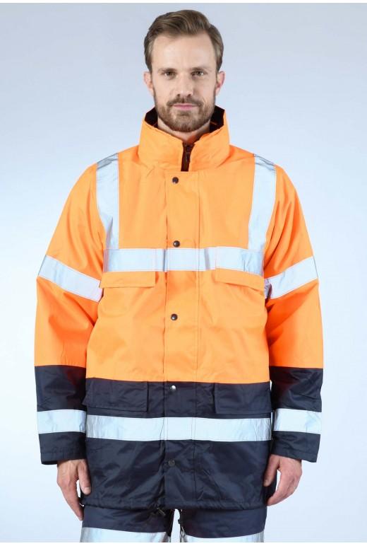 Ensembles parka et gilet pluie et froid 150D Sononyl Haute Visibilité - EPGFRHVSYOGMN-DM01_0