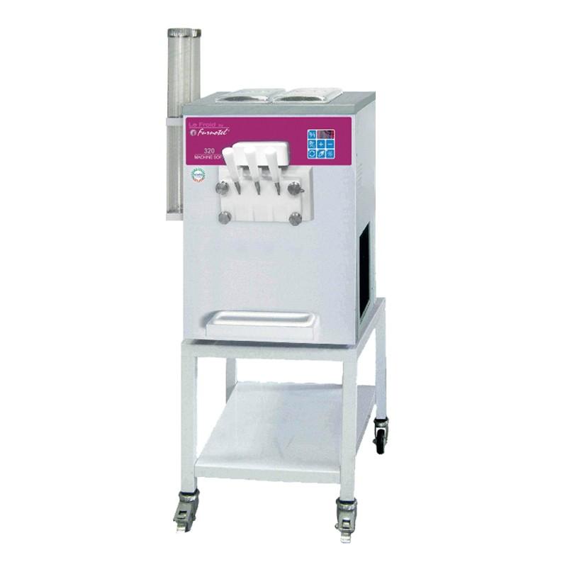 Machine à glace professionnelle à l'italienne soft débits intensifs 3 becs 3 parfums 15 litres / heure série softgel - SOFT320A_0