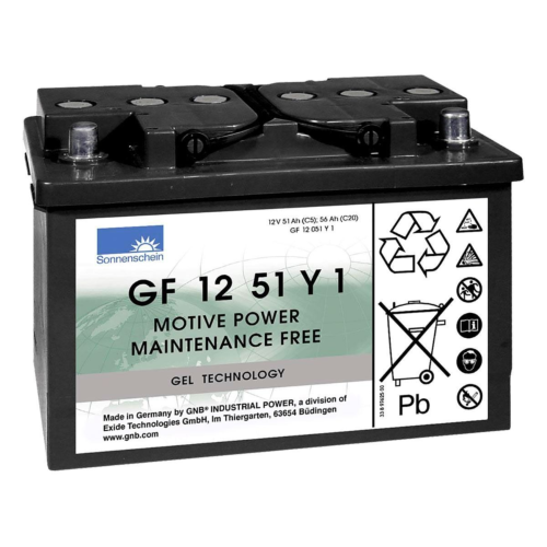 Batterie Gel GF 12 051 Y1 Sonnenschein  / 12V 51Ah_0