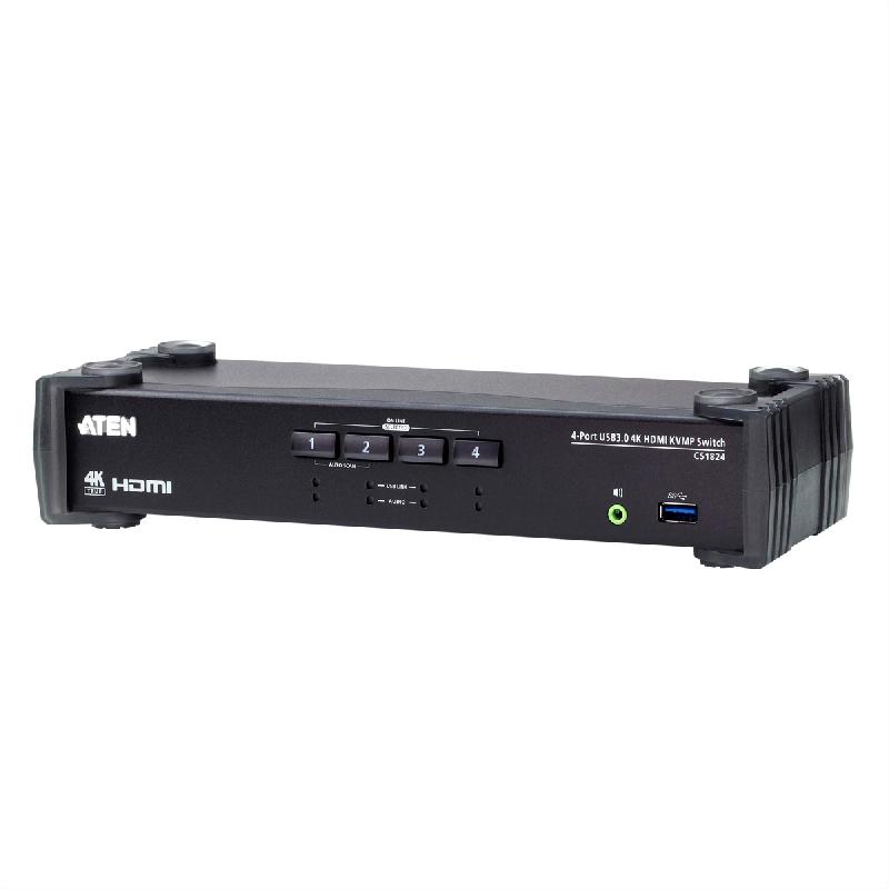 Aten cs1824 commutateur kvmp™ hdmi 4k 4 ports usb 3.0_0