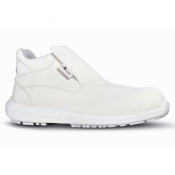 U-Power - Chaussures de sécurité montantes SHINE GRIP - Environnements humides et aseptisés - S2 SRC Blanc Taille 44 - 44 blanc matière synthétiq_0