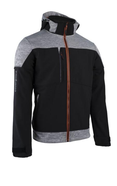 Veste banjo softshell noir gris ts - covergard - 5ban01000s - 858626_0