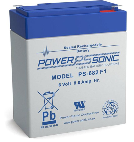 Batterie Power Sonic PS-682 6V 8Ah_0