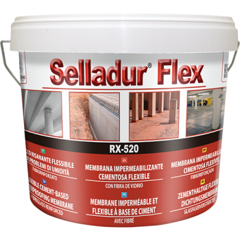 Enduit-imperméabilisant en poudre - Fibré et Flexible - RX-520 Selladur Flex - BAIXENS - Réf. AG02602_0