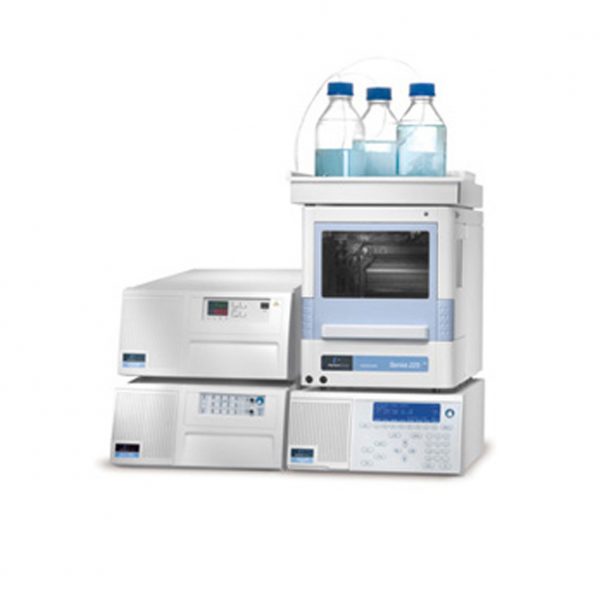 Chromatographie phase liquide d'occasion  HPLC SERIE 200, détections pda/refractomètre/UV, PERKINELMER_0