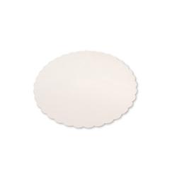 Crokus Ronds Carton Blanc Festonnés Ø 23 Cm X250 pièces - - 7864838323099_0