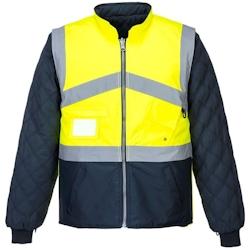 Portwest - Gilet de travail réversible HV Jaune / Bleu Marine Taille XS - XS jaune 5036108264971_0