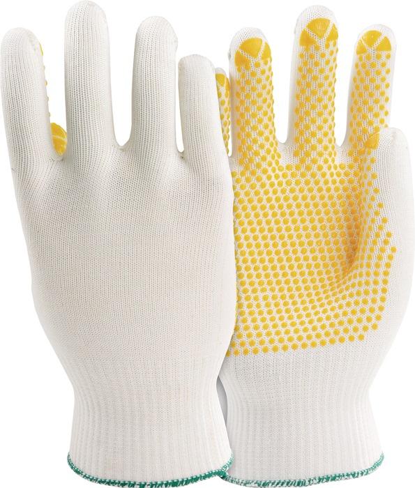 Gant PolyTRIX N 912 taille 9 blanc/jaune EN 388 catégorie EPI II polyamide/coton HONEYWELL_0