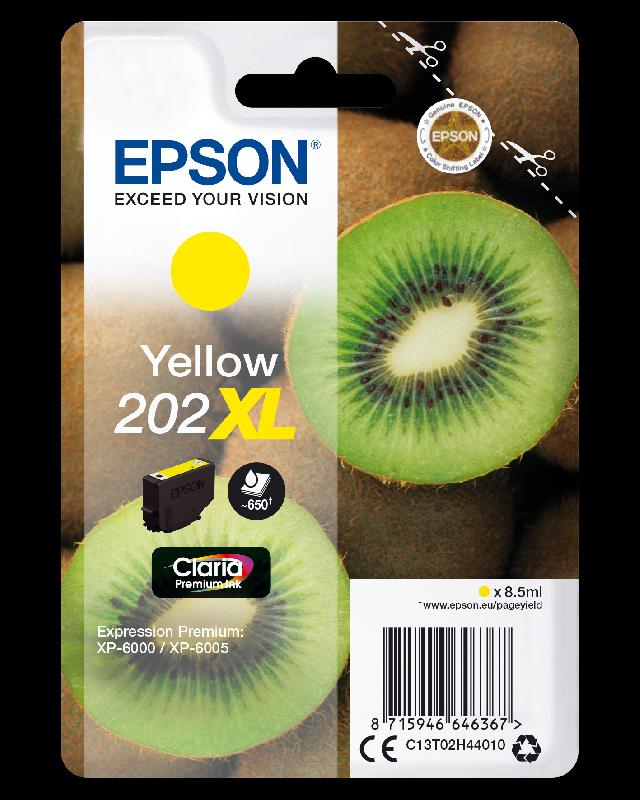 Epson Kiwi Singlepack Yellow 202XL Claria Premium Ink_0