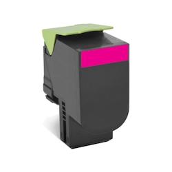 Generique Lexmark CX410/CX510 Magenta Cartouche de Toner COMPATIBLE - Remplace 80C2HM0/80C2HME/802HM - magenta LXT-CX410MG_0