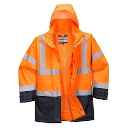 Portwest - Parka de travail bicolore 5 en 1 EXECUTIVE Orange / Bleu Marine Taille XL - XL orange 5036108189960_0