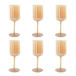 Aulica Verres A Vin Dore - Lot De 6 - verre 100501_0