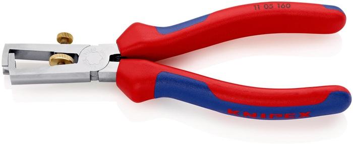 Pince à  dénuder longueur 160 mm chromé gaines muticomposant avec ressort ouverture KNIPEX_0