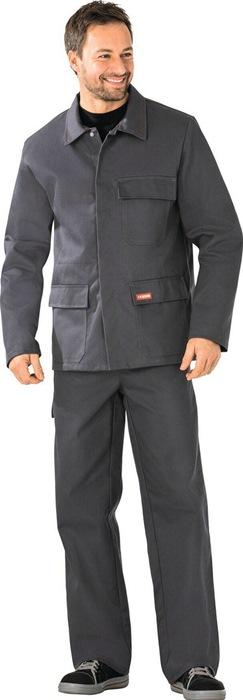 Veste de protection pour soudeur Réf. 1709 taille 54 grise 100 % coton sergé diagonal PLANAM_0