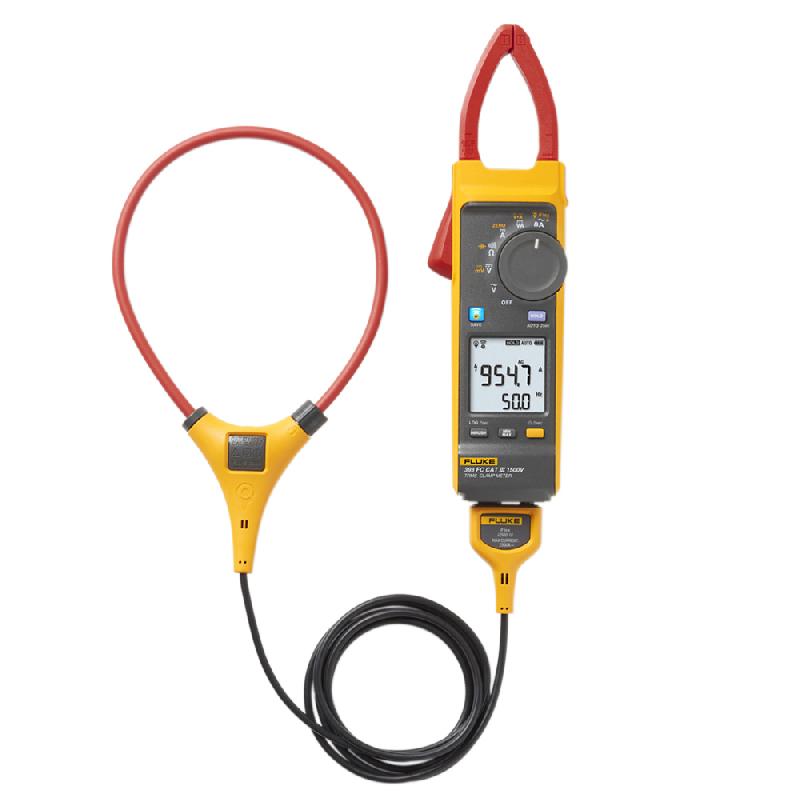 FLUKE-393FC/E | Pince multimètre 1500 V DC, TRMS 1000 V AC CAT III, 1000 A AC/DC, et sonde iFlex 2 500 A, compatible Fluke Connect_0