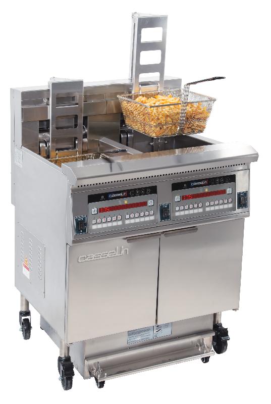 Friteuse électrique avec relevage automatique et filtration 2 x 22 litres 17+17k_0