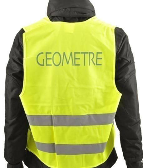 Gilet haute visibilité GEOMETRE, Coloris : Jaune Fluo, Taille : S/M_0