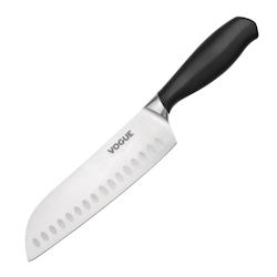 Couteau Santoku Vogue Soft Grip 180mm - noir GD759_0