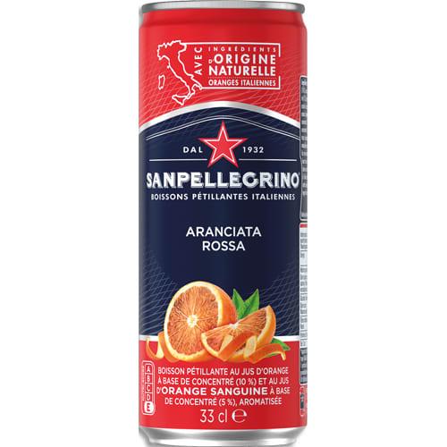 San pellegrino aranciata rossa 33 cl boisson légèrement gazeuse oranges/oranges sanguines d'italie._0