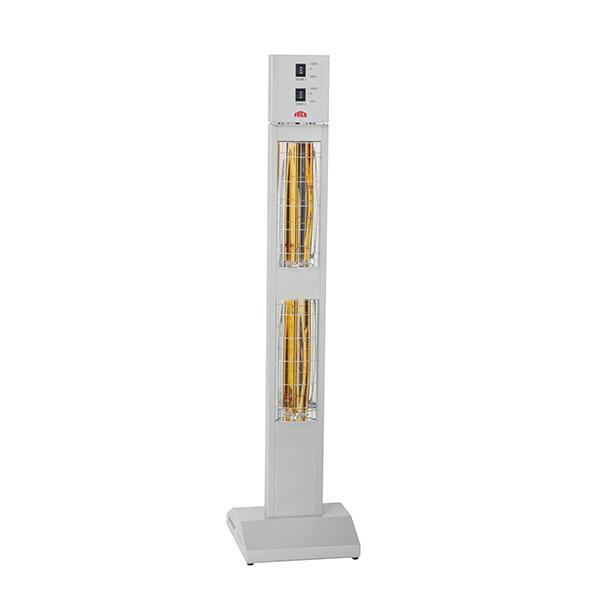 Chauffage radiant électrique Infraflex Tour 3000 W EN ARGENTE - FRICO - IHA30SP_0