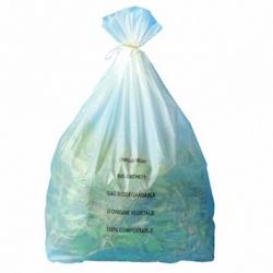 DELAISY – KARGO Sac Poubelle 110L 100% Biodégradable liens coulissants - 36 microns x 100 Sacs - Delaisy Kargo - 3700036025745_0