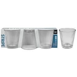 Lot de 8 Verres à Eau Motifs Stripe x3 Maitre Chef - VERRST044_8_0