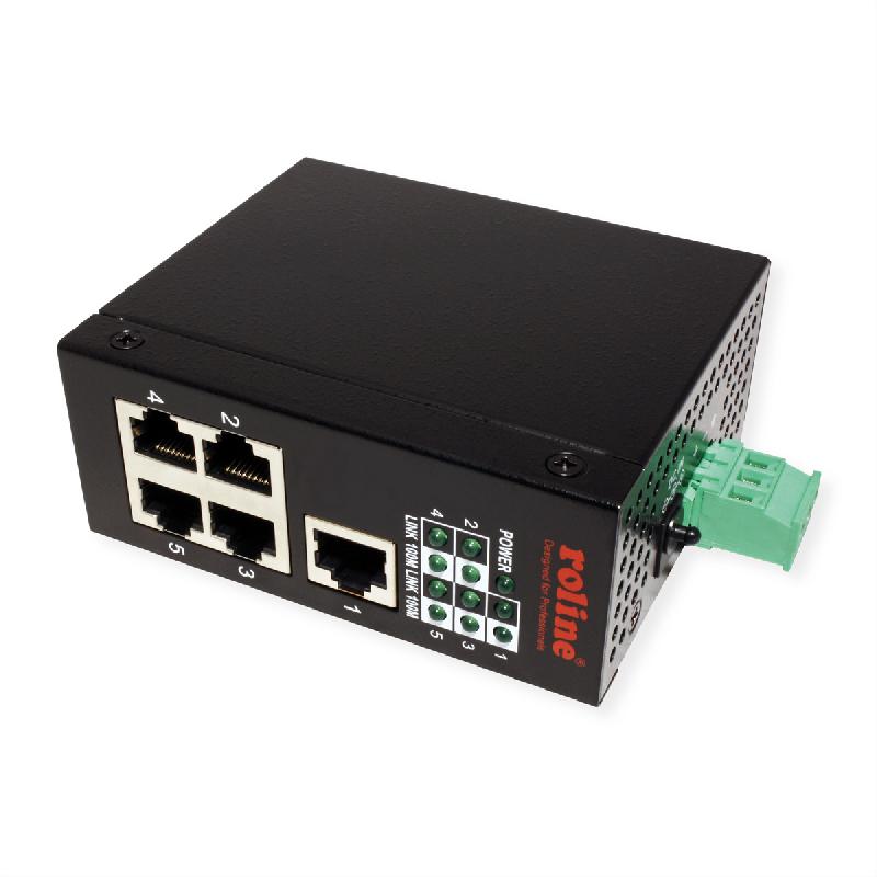 ROLINE Switch industriel 5 ports RJ-45 non administrable_0