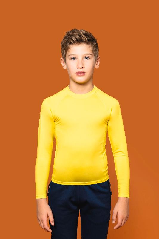 T-shirt double peau sport manches longues enfant -  Réf: PA006_0