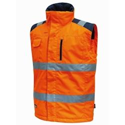 U-Power - Gilet orange haute visibilité rembourré PRIME Orange Taille 4XL - XXXXL orange 8033546385951_0