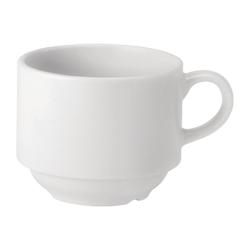 Tasses empilables Utopia Pure White 200 ml (lot de 24) - porcelaine EQDY332_0