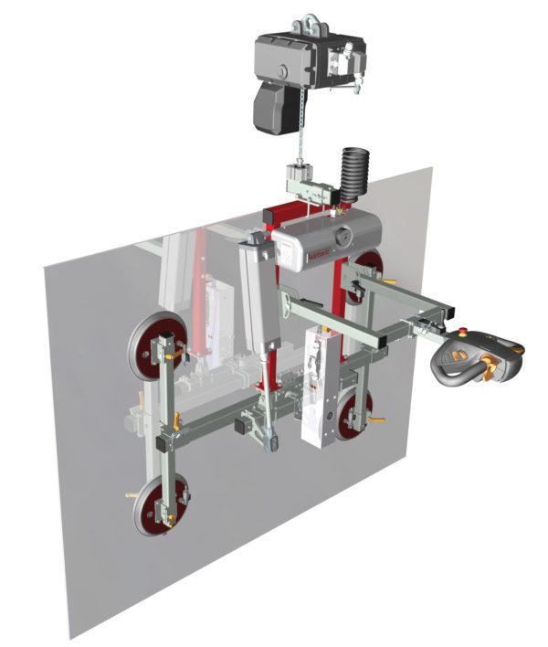 Palonnier d'atelier  500 kg avec palan à chaîne - B4_0